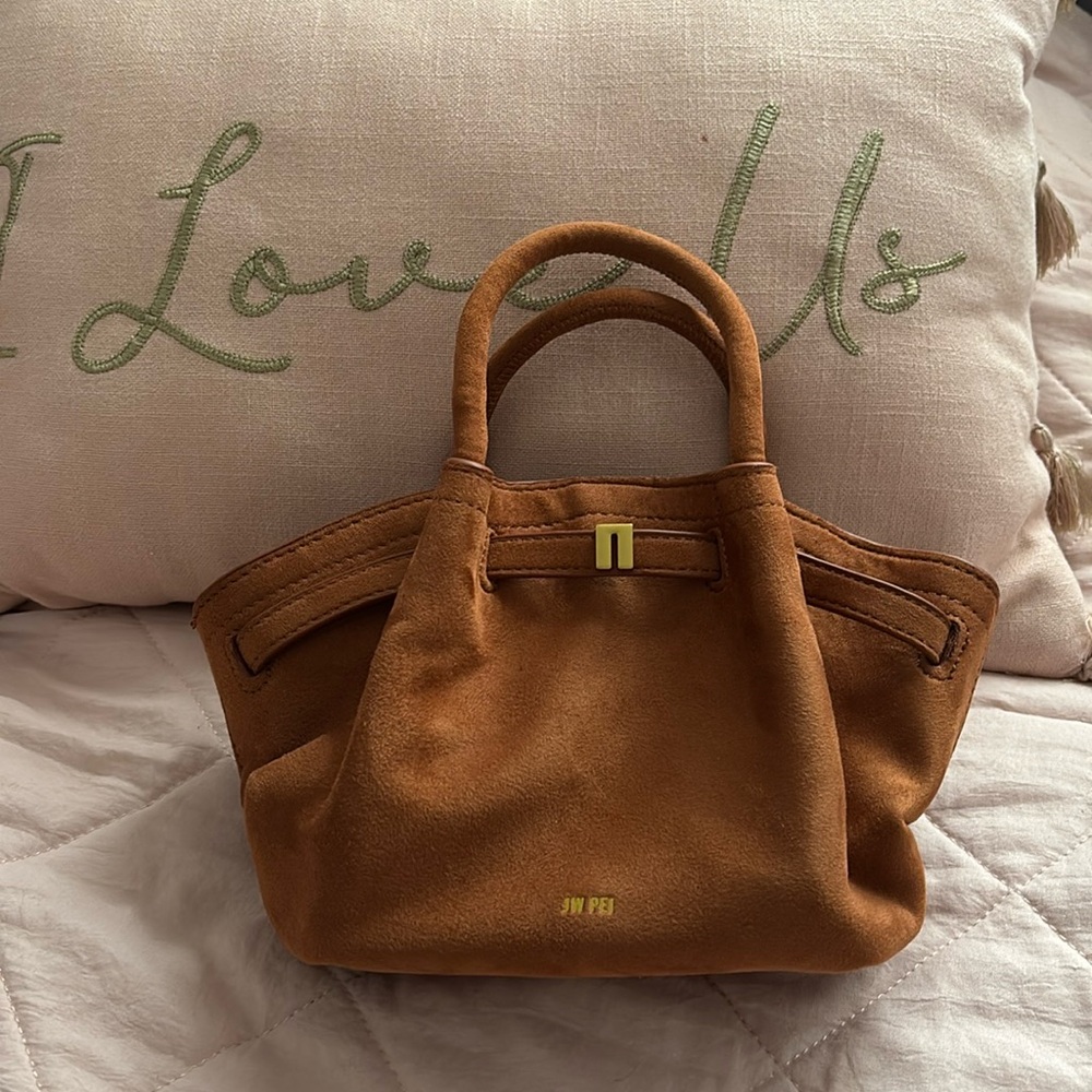 Hana Mini Faux Suede Tote Bag-NWOT